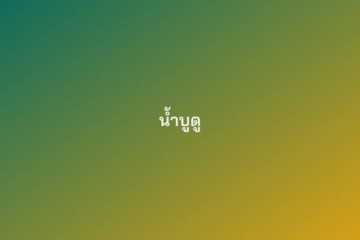 น้ำบูดู
